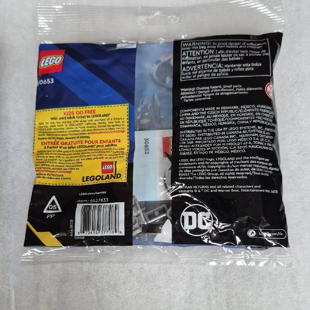 LEGO City Space Rover Building Kit. PLUS LEGO 30653 BATMAN 1992